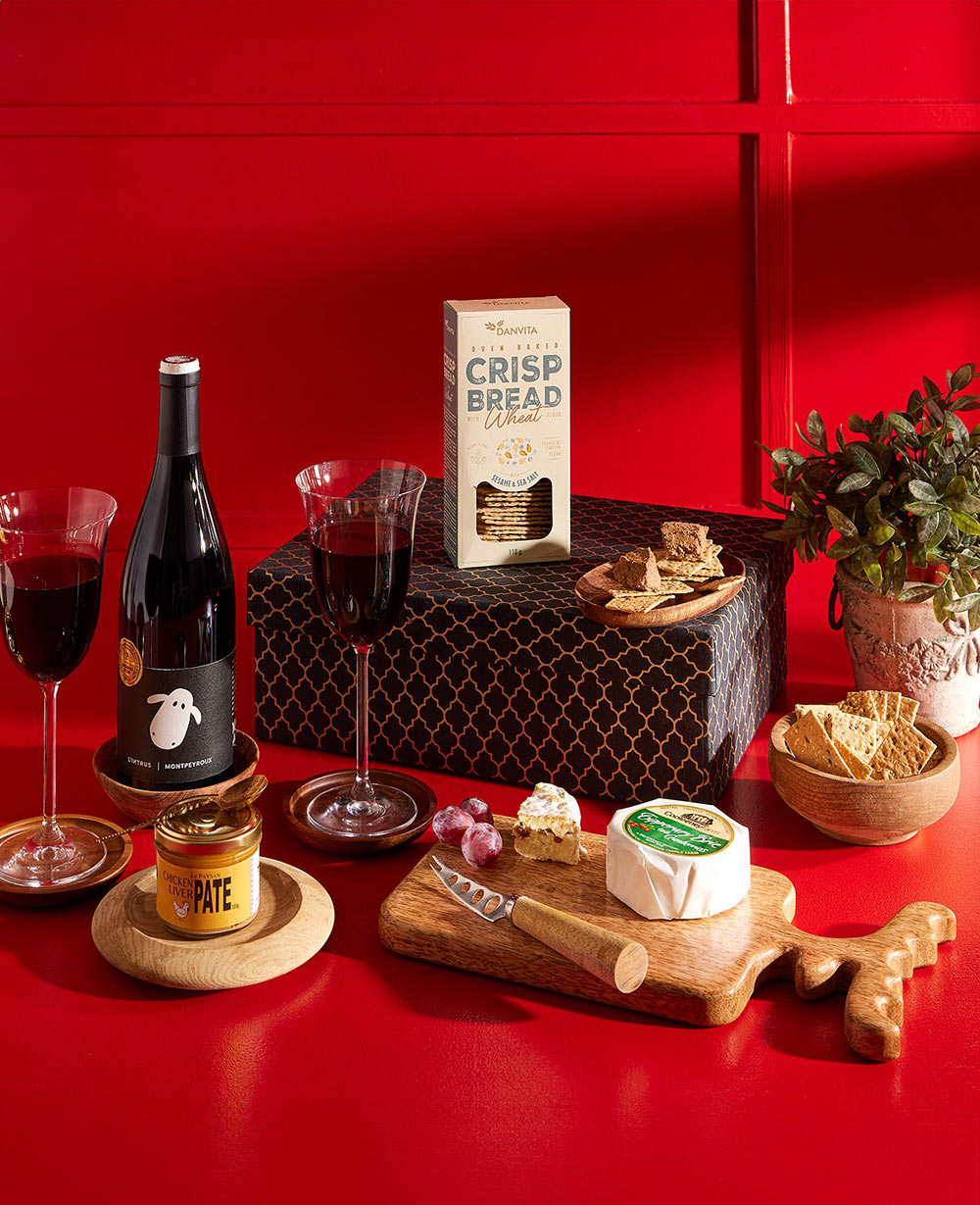The Artisan Wine and Cheese Board Gift Hamper The Artisan Wine and Cheese Board Gift Hamper